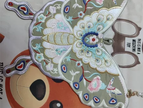 司南阁原创【蝴蝶包】汉服女单肩斜挎双面蝴蝶...