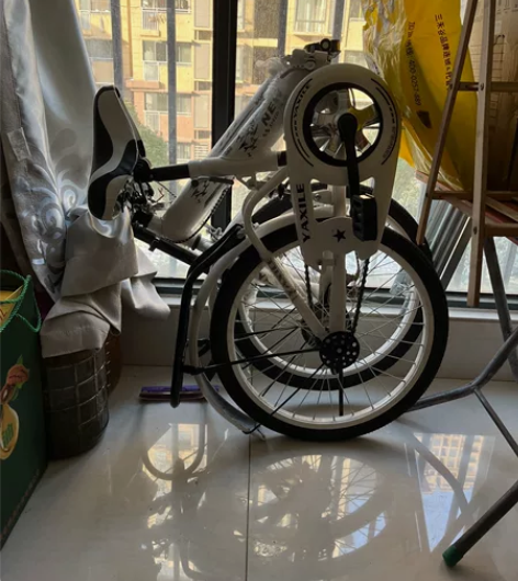 折叠自行车，骑过3次，几乎全新 感兴趣的话...