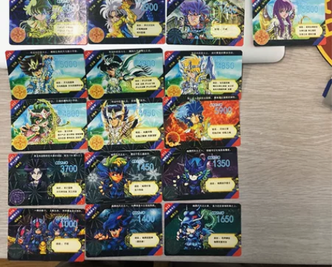 圣斗士 星矢 卡片 闪卡 23张打包 非龙...