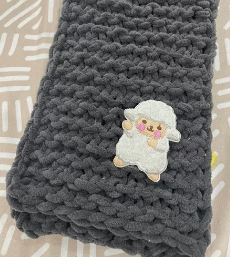 成品围巾纯手工代织 冰条线围巾 长度170...