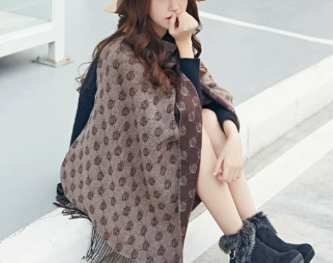 N.LIFE新款正品空调房女士韩版双面羊毛...