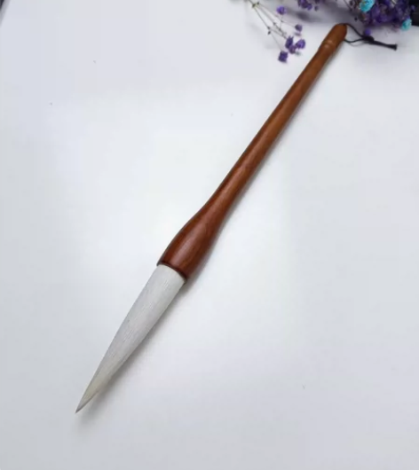 传统细嫩羊毫联笔一支 传统古法手工制作 出...