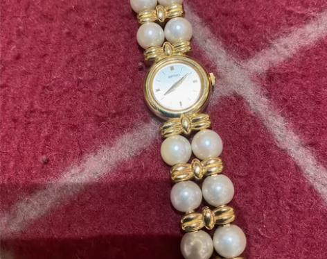 seiko 精工 日本购买 珍珠金链vin...