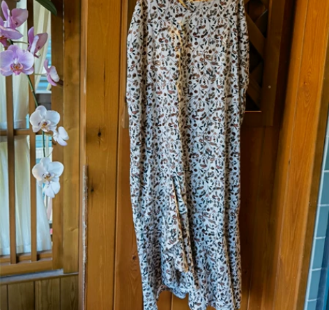 碎花吊带荷叶裙 M码温柔飘逸