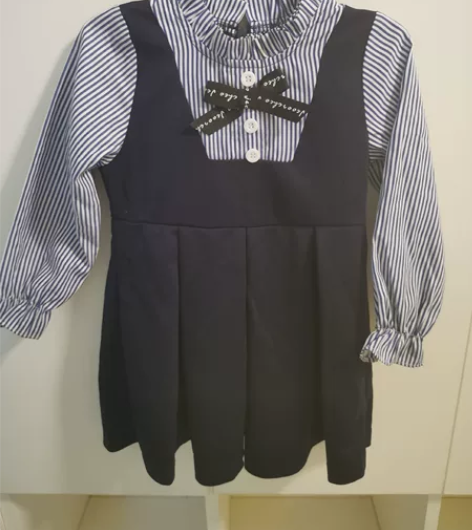 女童秋装,女童学院风裙子长袖,洗过一次,没...