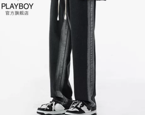 花花公子青少年牛仔裤男2023春季新款韩版...