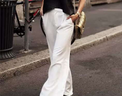 百搭高腰阔腿裤女夏长裤宽松显瘦薄款休闲裤韩...