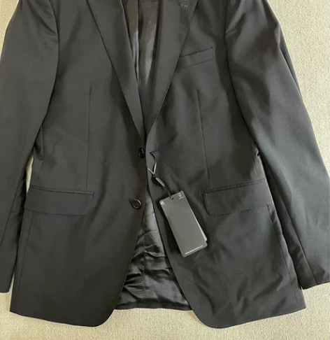 全新massimo dutti 杜狄男士黑...