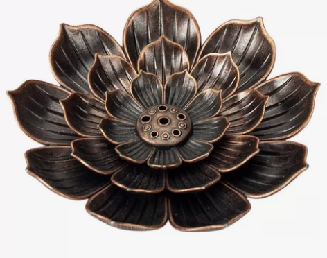 香炉莲花香插香座点香座盘托香托线香家用室内...