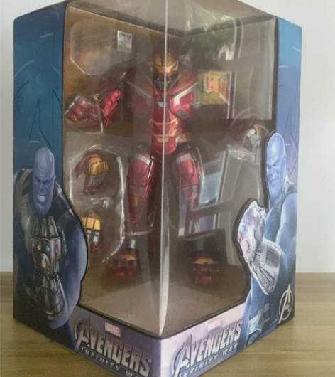 正版复仇者联盟4，8寸反浩克机甲，钢铁侠手...