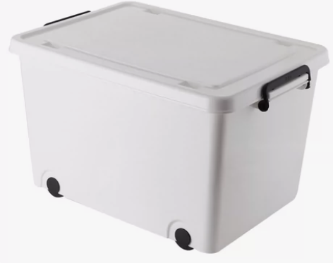 洋洋鱼厂家塑料储物箱实色加厚衣服整理箱居家...