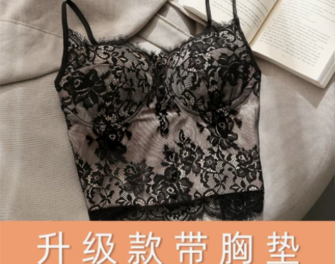 法式蕾丝吊带背心女内搭夏季打底设计感小众外...