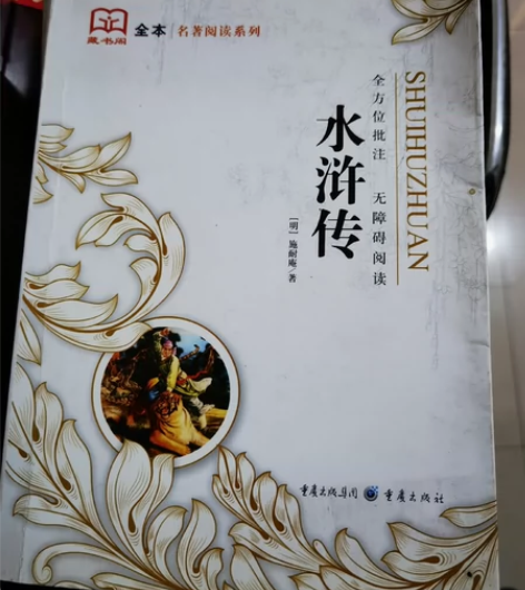 四大名著之一水浒传，新华书店正版购买，买来...