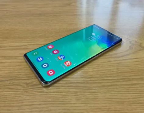 老公闲置下来的三星国行S10+绿色，双卡双...