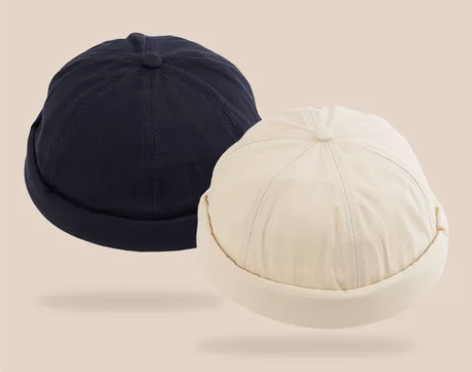 纯棉瓜皮帽男生水手帽子中性个性女帽痞子潮人...