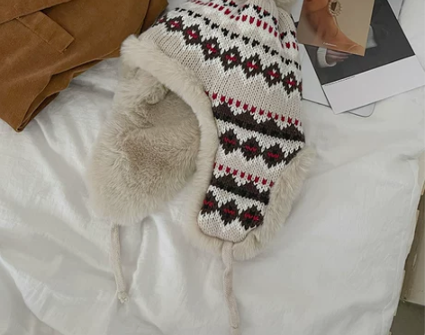 加绒雷锋帽女冬季可爱加厚保暖防寒护耳棉帽飞...