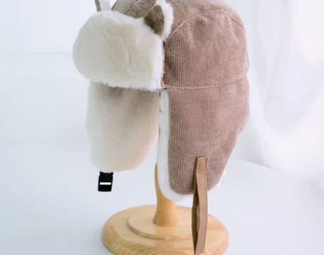 【狂欢价】秋冬季儿童雷锋帽男童保暖帽猫耳朵...