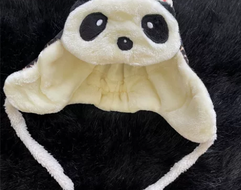 儿童雷锋帽冬季女孩护耳帽保暖韩版男孩1-3...