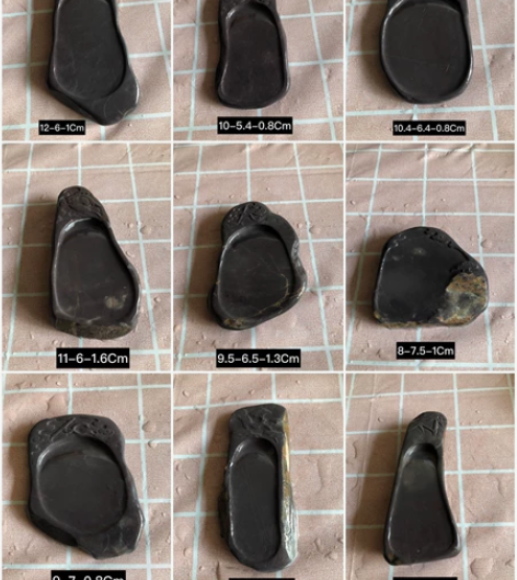 旧藏11方小老坑端砚，老坑，保老包坑，后两...