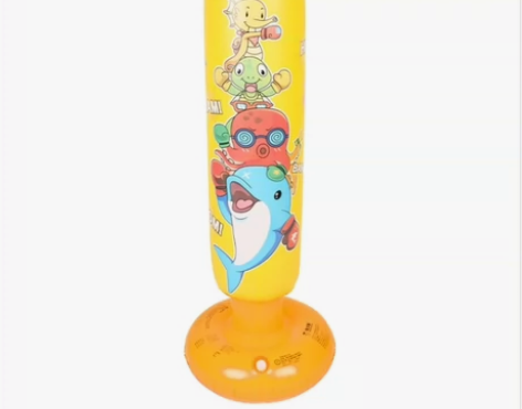 博士豚 不倒翁儿童玩具加厚健身玩具立式拳击...