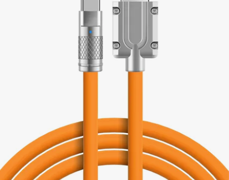 手机数据线锌合金超级快充充电线适用苹果华为...