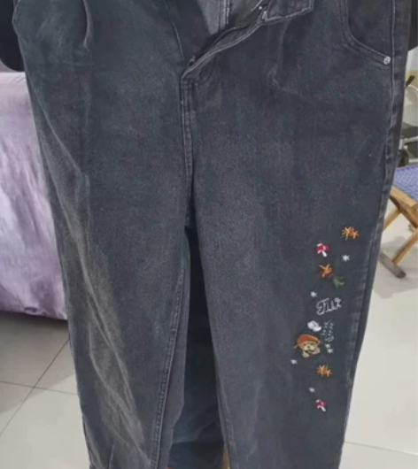 TeenieWeenie小熊牛仔裤哈伦裤长...