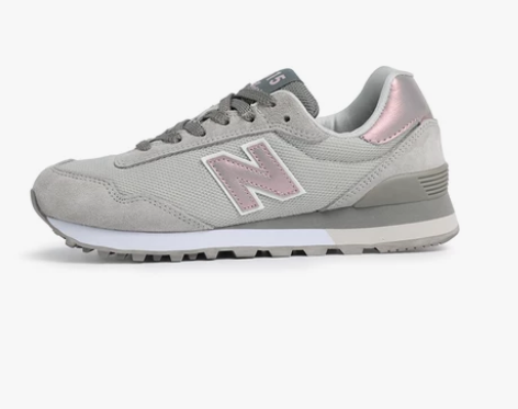 正品新百伦女鞋515粉色经典复古透气休闲男...