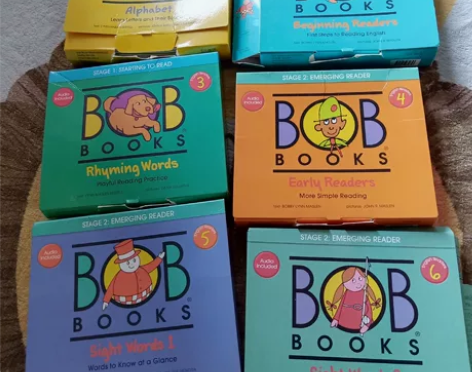 正版美国bob,英语分集阅读六大盒。345...