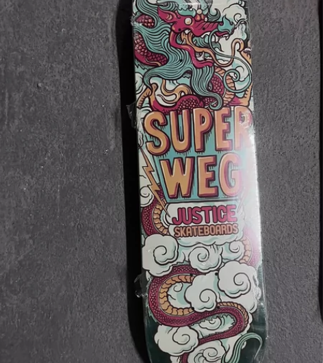 justice滑板板面8.0全新，专业滑板...