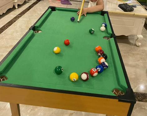 儿童台球孩子6男孩台球桌家用迷你桌球台玩具...