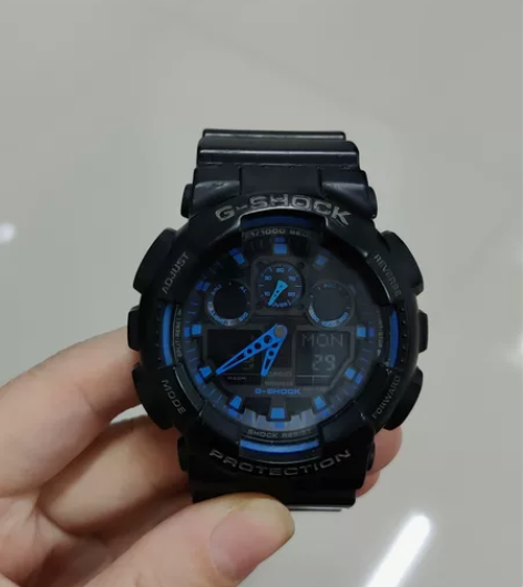 卡西欧手表男迷彩拆弹专家华仔同款防震双显运...