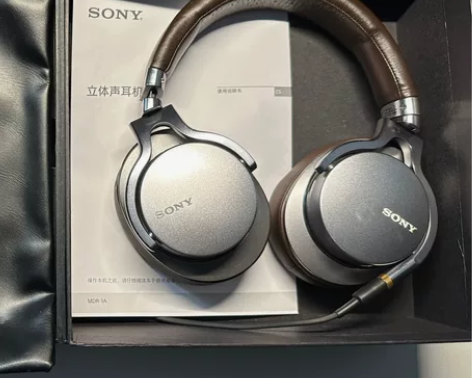正品 索尼MDR-1A 有线HiFi耳机头...