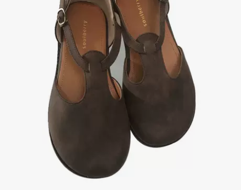 包邮原单日系IN潮复古学院风森女风圆头大头...