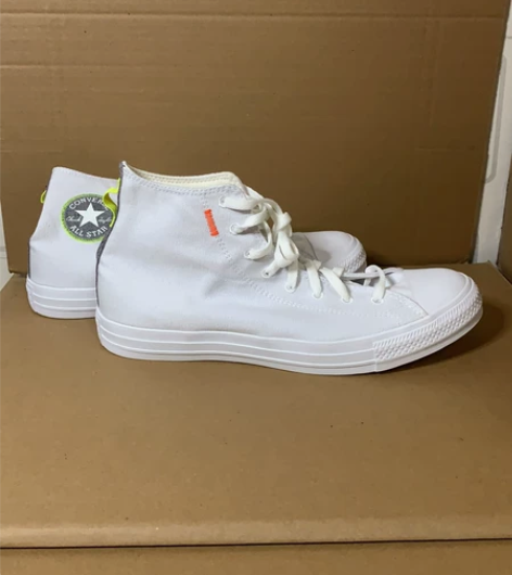 匡威大码帆布鞋小白鞋converse Ch...