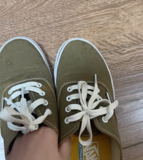 Vans绿色小草莓 38码 细节新旧如图...