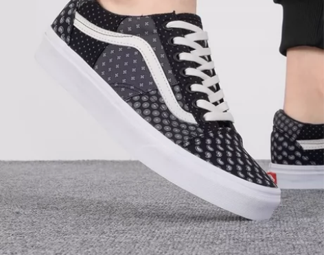 VANS范斯腰果花休闲鞋男女鞋2023春季...