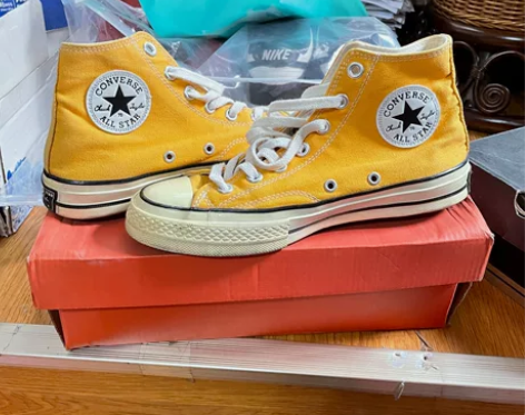 converse匡威1970s日落黄帆布鞋...