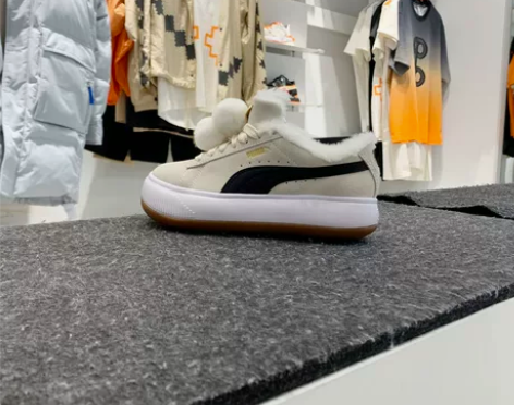 PUMA彪马女子21年冬毛球低帮厚底圆头加...