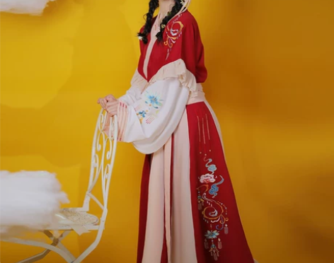 【花湘蓉】原创正品汉服女魏晋风齐腰晋制交领...