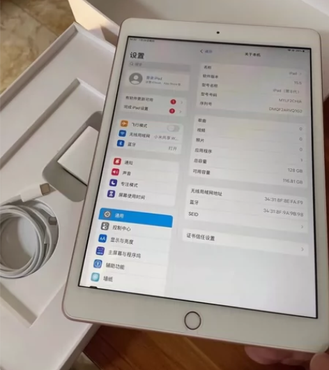 2020 iPad 8th 128G金色,...