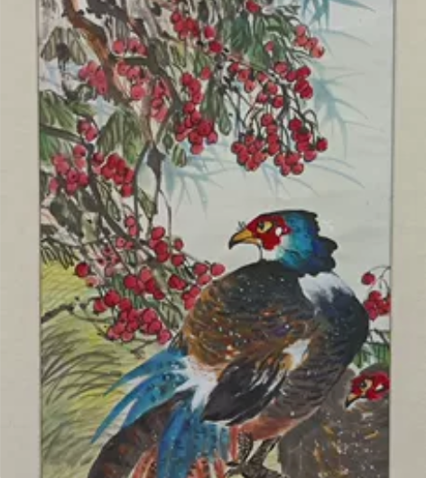 王照华参展作品,卷轴装裱,精品之作 王照华...