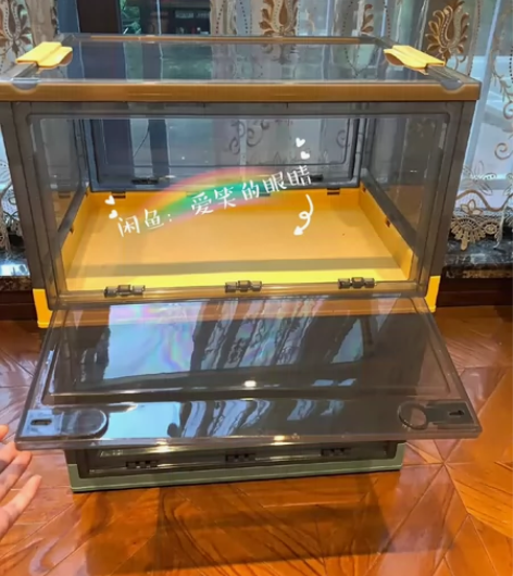 亏本甩折叠收纳箱加厚收纳三开门收纳箱书籍玩...