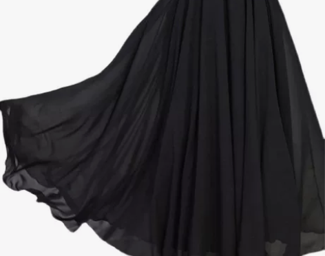 雪纺大摆裙气质半身长裙百搭高腰女跳舞春夏舞...