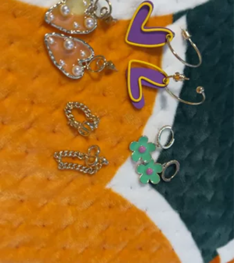 夏天可爱风耳饰耳环 喜欢这种搭配的姐妹请带...