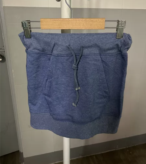 欧美风新款复古休闲大口袋运动风松紧腰半身裙...