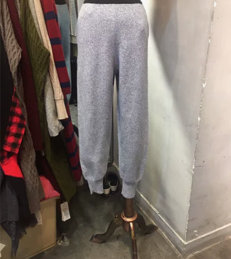全新：简约针织休闲裤 尺码：S（四种颜色）...