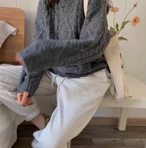 束口运动裤 一条过冬羊羔绒 厚休闲裤 卫裤...