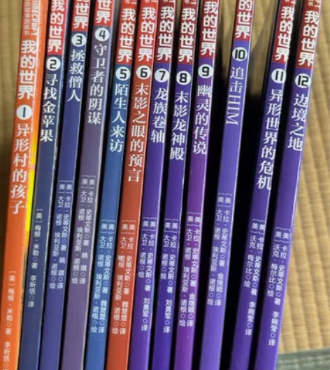 几乎全新全套12本《我的世界》冒险故事图画...