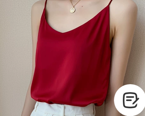 25一件全清！桑蚕丝吊带新款真丝缎面背心女...
