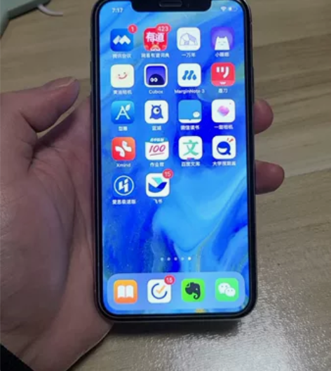 iPhone X 256G，92%电池，1...
